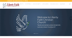 Desktop Screenshot of libertyfaithchurch.org